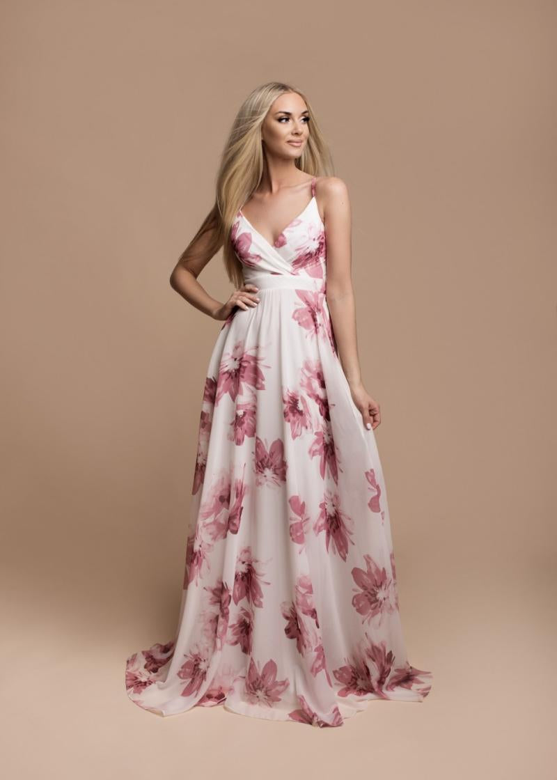 ROBE longue fleurie