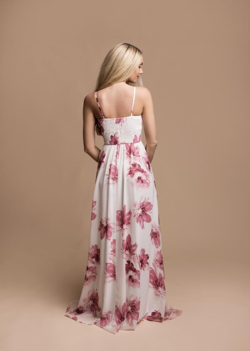 ROBE longue fleurie